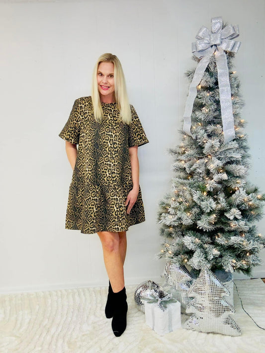 Leo Animal Print Dress