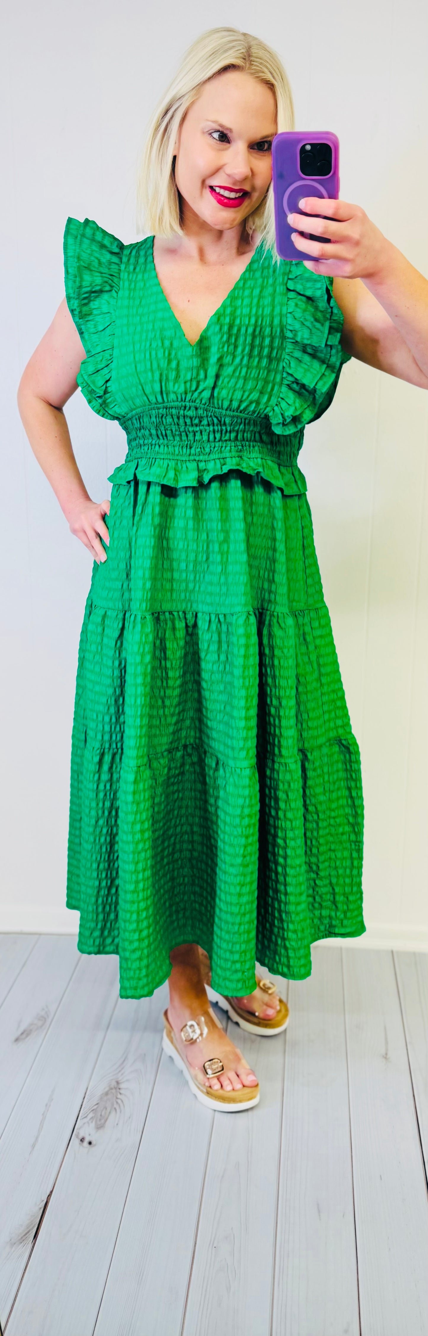 Tea House Social Green Midi